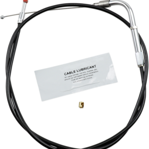 Black Vinyl Throttle Cable - 34" Length