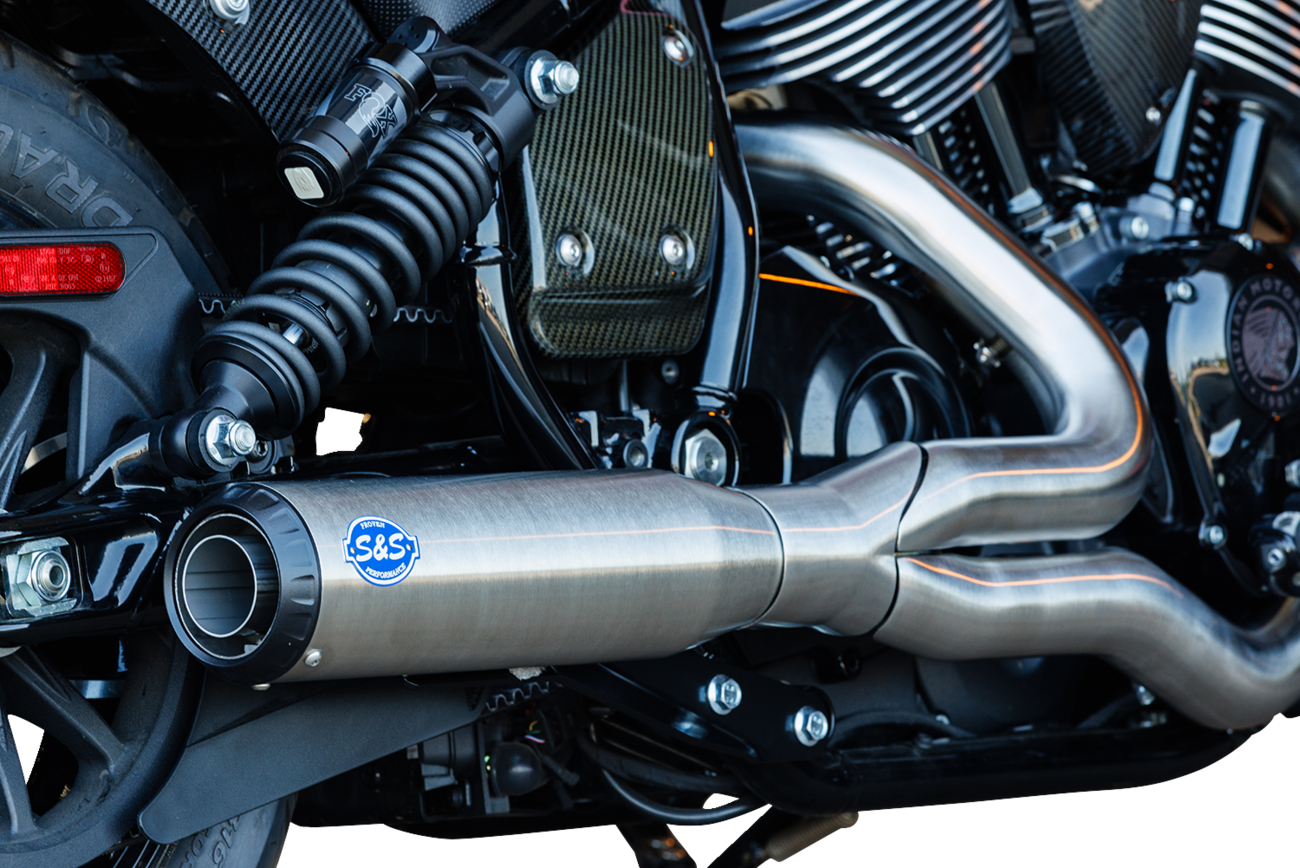 2-into-1 Qualifier Exhaust System - Stainless - Race Only - Indian Chief