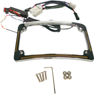Radius License Plate Frame - Chrome