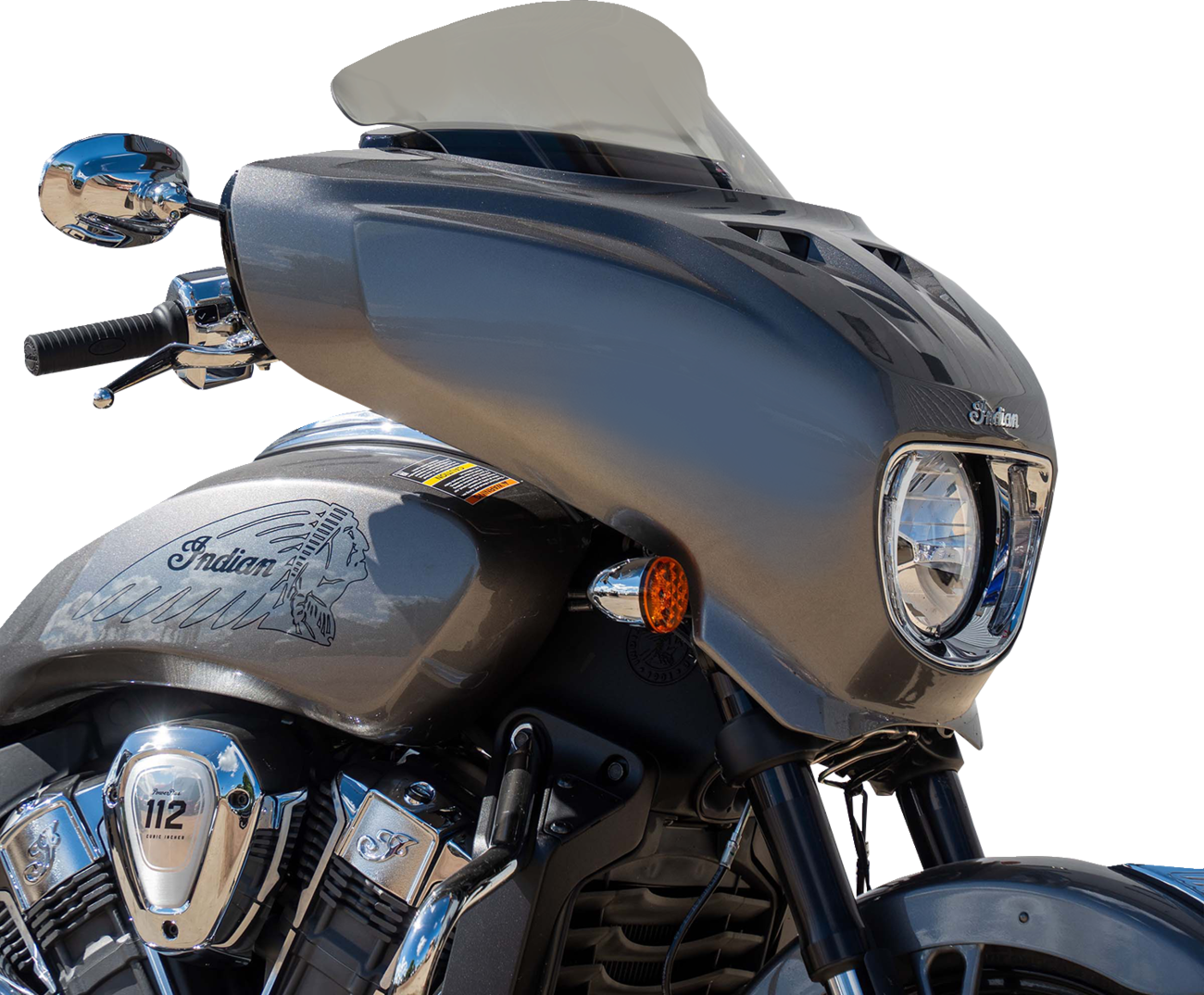Flare® Windshield - 9" - Tint - Chieftain PowerPlus/Roadmaster PowerPlus