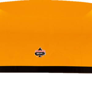Kolor Flare® Windshield - 6" - Orange - '15-'25 FLTR