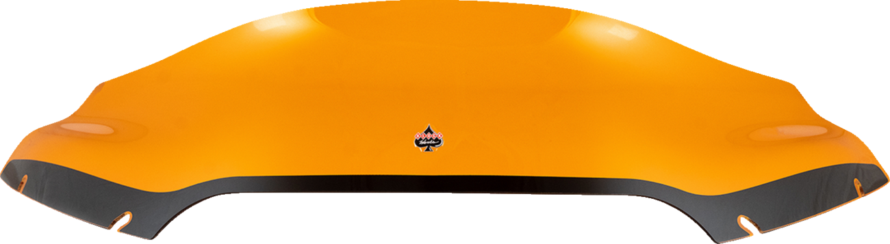 Kolor Flare® Windshield - 6" - Orange - '15-'25 FLTR