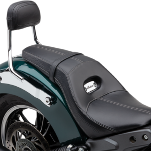 Detachable Backrest - Chrome - Two-up Seat - Scout