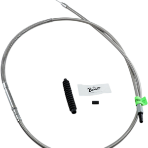 High-Efficiency Stainless Steel Clutch Cable for Harley-Davidson - +6" - '07-'14 Softail
