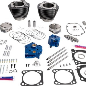 132" Power Package - HPT496 - Chain Drive - Water Cooled - Black Granite - 114"/117" M8