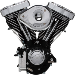 V96R Series Engine - Black - Custom Chassis | Evolution Big Twin