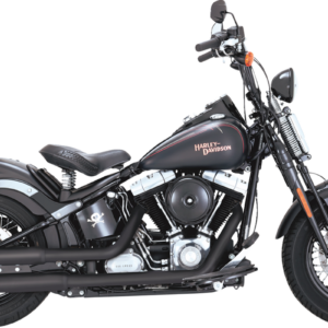 3" Twin Slash Slip-On Mufflers - Black