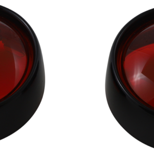 Bullet Signal Lenses - Black/Red