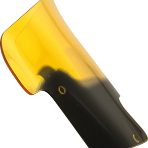 Kolor Flare™ Windshield - 8" - Yellow - Indian