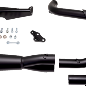 Upsweep 2-into-1 Exhaust System - Stainless Steel - Black