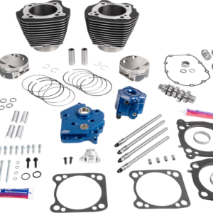 Power Package - Oil Cooled - 496 Gear Drive - Wrinkle Black w/Highlight - M8