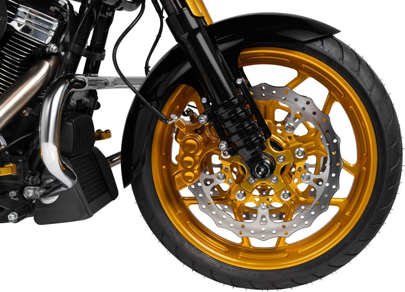 Henry Front Fender - Black - 16"-19" - HD Touring/Trike