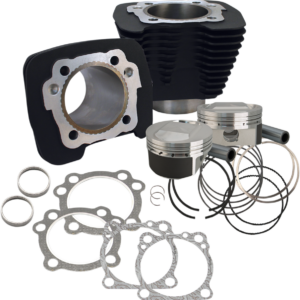 Cylinder Kit - 1200 cc Conversion - 11.2:1 Compression Ratio - Wrinkle Black - XL