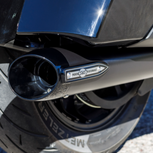 4" Broadhead Slip-On Mufflers - Slash Cut - Black