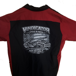 Vindicator Cycle and Auto Shop Shirt